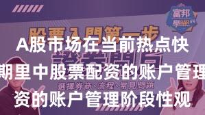 A股市场在当前热点快速轮动时期里中股票配资的账户管理阶段性观