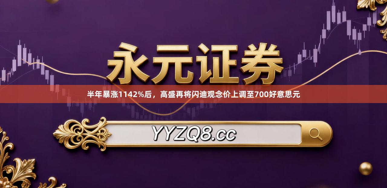 半年暴涨1142%后,高盛再将闪迪观念价上调至700好意思元